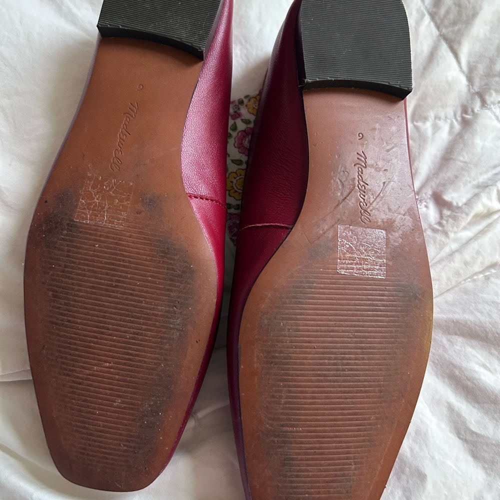 Madewell Red Mylie Ballet Flat 6 - Picture 4 of 4